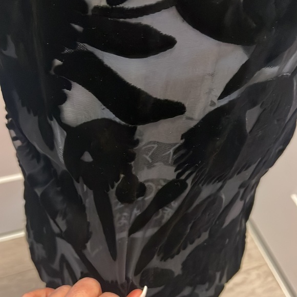 ALEXANDER McQUEEN McQ Velvet Embellished Graphic Print T-Shirt - Picture 6 of 10